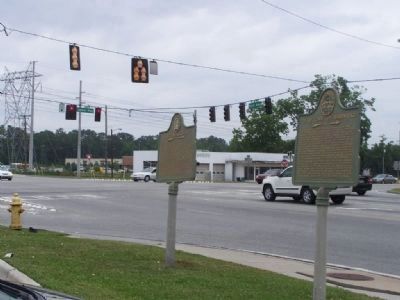 "Dead Town" of Hardwicke Marker at the intersection of US 301 and Ga 144 image. Click for full size.