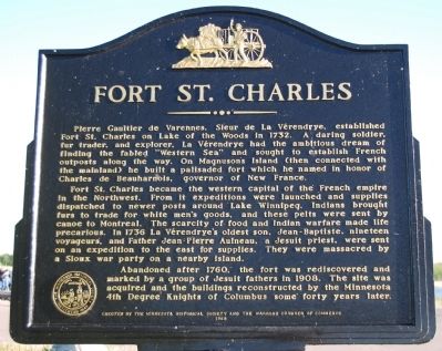 Fort St. Charles Marker image. Click for full size.