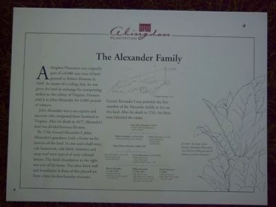 The Alexander Family Marker image. Click for full size.