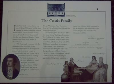 The Custis Family Marker image. Click for full size.