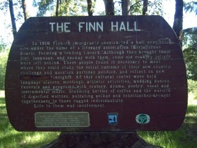 The Finn Hall Marker image. Click for full size.