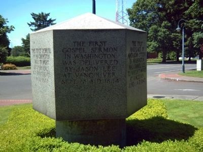 The Reservation Monument Marker image. Click for full size.