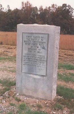 Marker 3 "First Shots of the Battle. Click for full size. Marker 3 "First Shots of the Battle image. Click for full size.