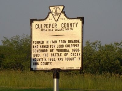 Rappahannock County / Culpeper County Marker image. Click for full size.