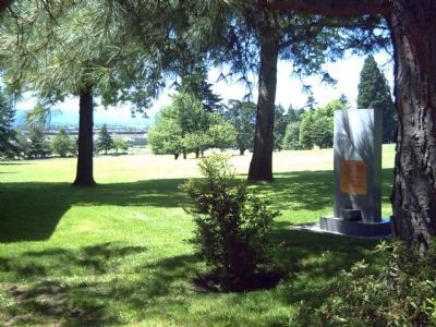 First Japanese on the North American Continent Marker </b>(back) image. Click for full size.