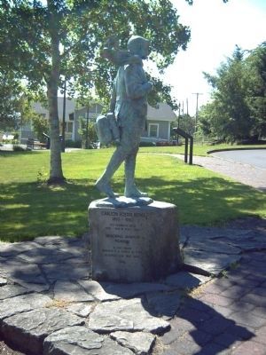 Carlton Foster Bond Statue and Marker image. Click for full size.