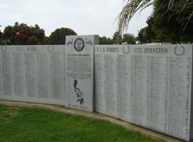 USS Hoel * USS S. B. Roberts * USS Johnston Memorial. Click for full size. USS Hoel * USS S. B. Roberts * USS Johnston Memorial image. Click for full size.