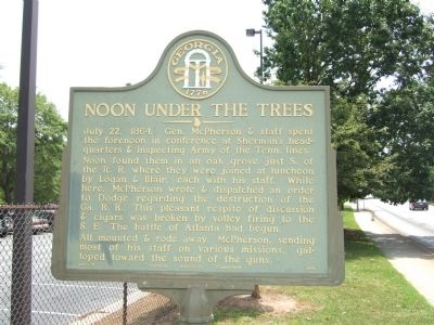 Noon Under the Trees Marker image. Click for full size.