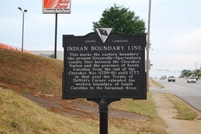 Indian Boundary Line Marker image. Click for full size.