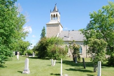 Church and gravestones. Click for full size. Church and gravestones image. Click for full size.