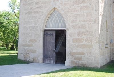 Front door of church image. Click for full size.