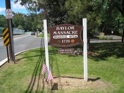 Baylor Massacre Burial Site. Click for full size. Baylor Massacre Burial Site image. Click for full size.