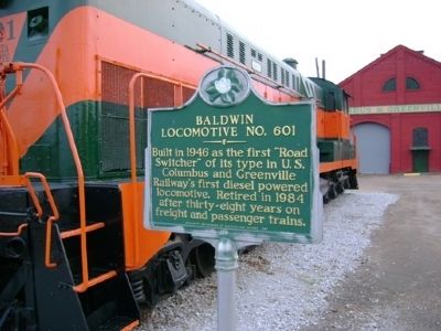 Baldwin Locomotive Marker. Click for full size. Baldwin Locomotive Marker image. Click for full size.
