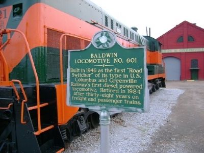 Baldwin Locomotive Marker image. Click for full size.