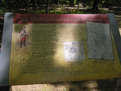 The Third Continental Light Dragoons Marker image. Click for full size.