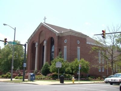Alfred Street Baptist Church and Marker. Click for full size. Alfred Street Baptist Church and Marker image. Click for full size.