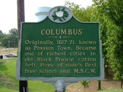 Columbus Marker. Click for full size. Columbus Marker image. Click for full size.