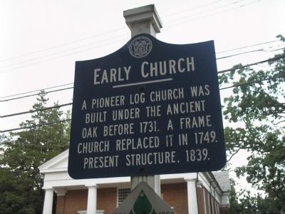 Early Church Marker. Click for full size. Early Church Marker image. Click for full size.
