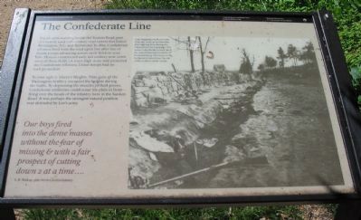 The Confederate Line Marker image. Click for full size.
