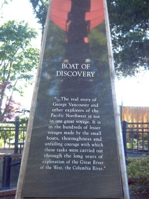 Captain George Vancouver Monument Marker image. Click for full size.