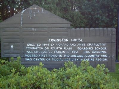Covington House Marker image. Click for full size.