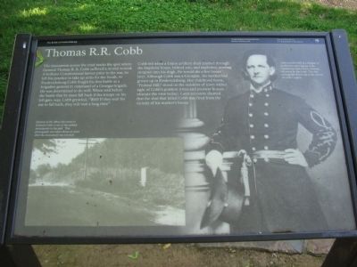Thomas R. R. Cobb Marker image. Click for full size.