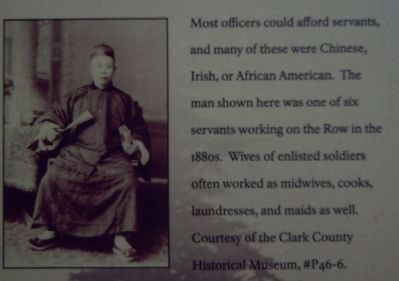 Closeup of picture from upper right corner of the Officers Row Marker. Click for full size. Closeup of picture from upper right corner of the Officers Row Marker image. Click for full size.