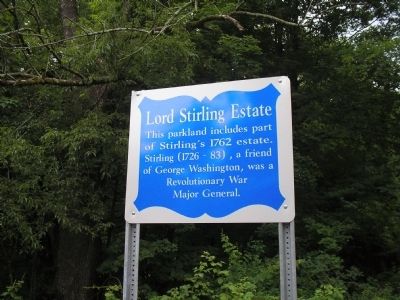 Lord Stirling Estate Marker image. Click for full size.