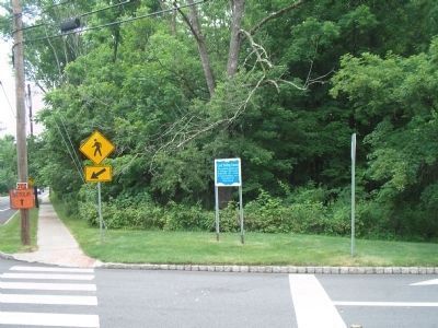 Marker on Lord Stirling Road image. Click for full size.