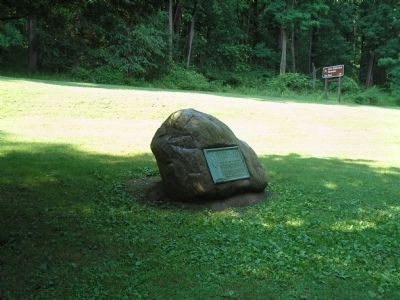 Marker at Jockey Hollow Encampment. Click for full size. Marker at Jockey Hollow Encampment image. Click for full size.