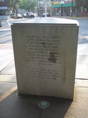 Back of Tory Corner Monument image. Click for full size.