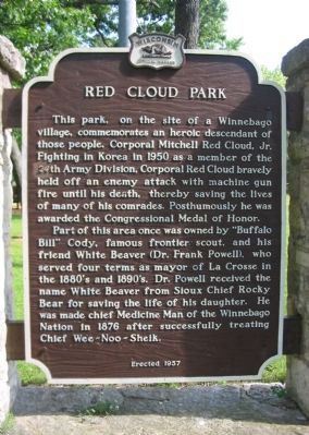 Red Cloud Park Marker image. Click for full size.