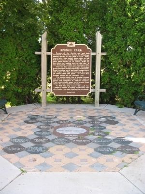 Spence Park Marker. Click for full size. Spence Park Marker image. Click for full size.