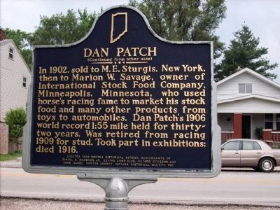 Side Two: Dan Patch Marker image. Click for full size.