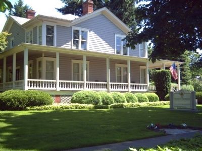 A house along Officers Row. Click for full size. A house along Officers Row image. Click for full size.