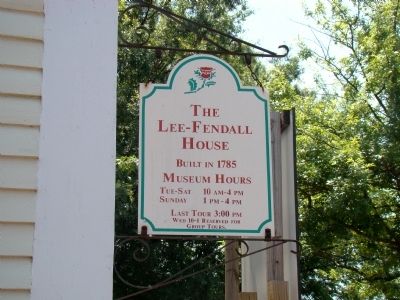 Lee-Fendall House Museum image. Click for full size.
