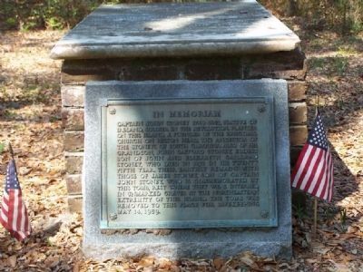 In Memoriam Marker and the Stoney Tomb image. Click for full size.