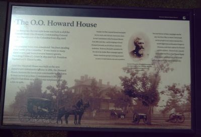The O. O. Howard House Marker image. Click for full size.