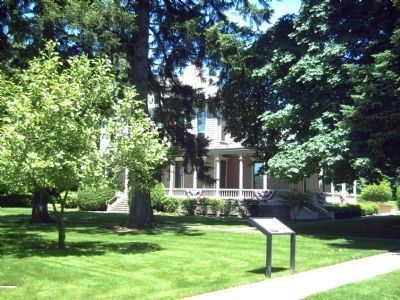 The O. O. Howard House and Marker. Click for full size. The O. O. Howard House and Marker image. Click for full size.