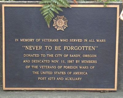 The Vietnam Monument Marker image. Click for full size.