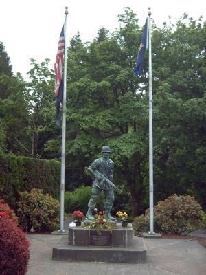The Vietnam Monument and Marker image. Click for full size.