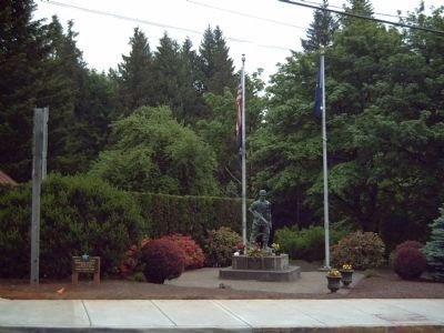 The Vietnam Monument and Marker image. Click for full size.