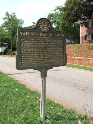 Sweeny's March South Marker image. Click for full size.