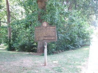 Sweeny's Division Encamped Marker. Click for full size. Sweeny's Division Encamped Marker image. Click for full size.