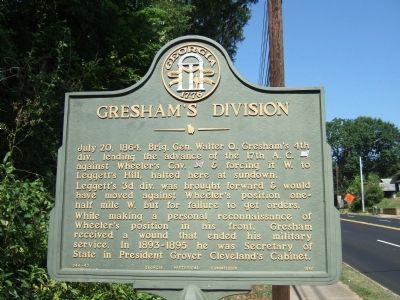 Gresham's Division Marker. Click for full size. Gresham's Division Marker image. Click for full size.