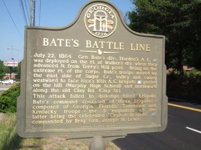 Bate's Battle Line Marker image. Click for full size.