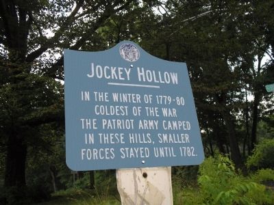 Jockey Hollow Marker image. Click for full size.
