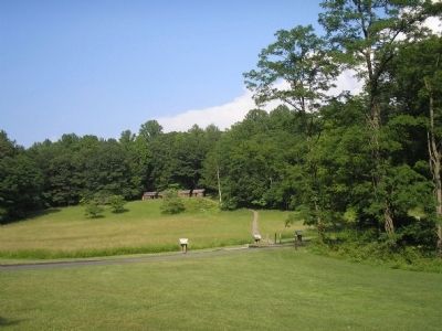 Markers at Pennsylvania Brigade Encampment. Click for full size. Markers at Pennsylvania Brigade Encampment image. Click for full size.