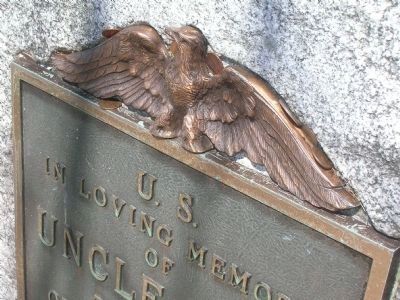 Uncle Sam Grave Side Monument - Detail image. Click for full size.