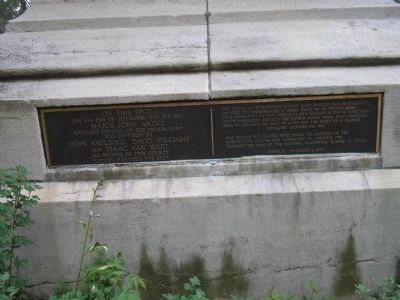 André Captors Monument Marker. Click for full size. André Captors Monument Marker image. Click for full size.